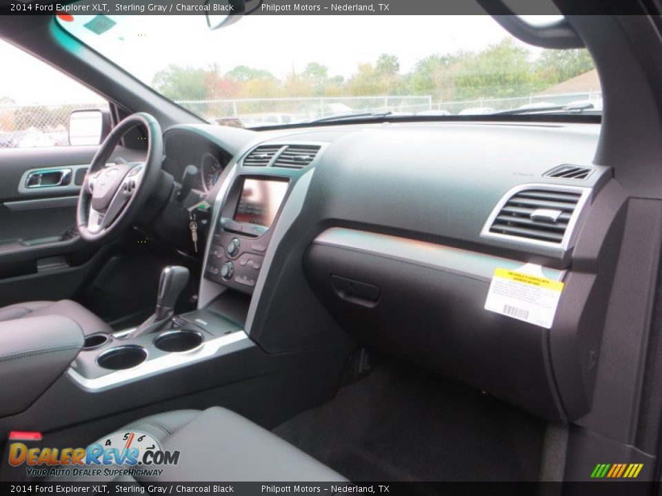 2014 Ford Explorer XLT Sterling Gray / Charcoal Black Photo #19