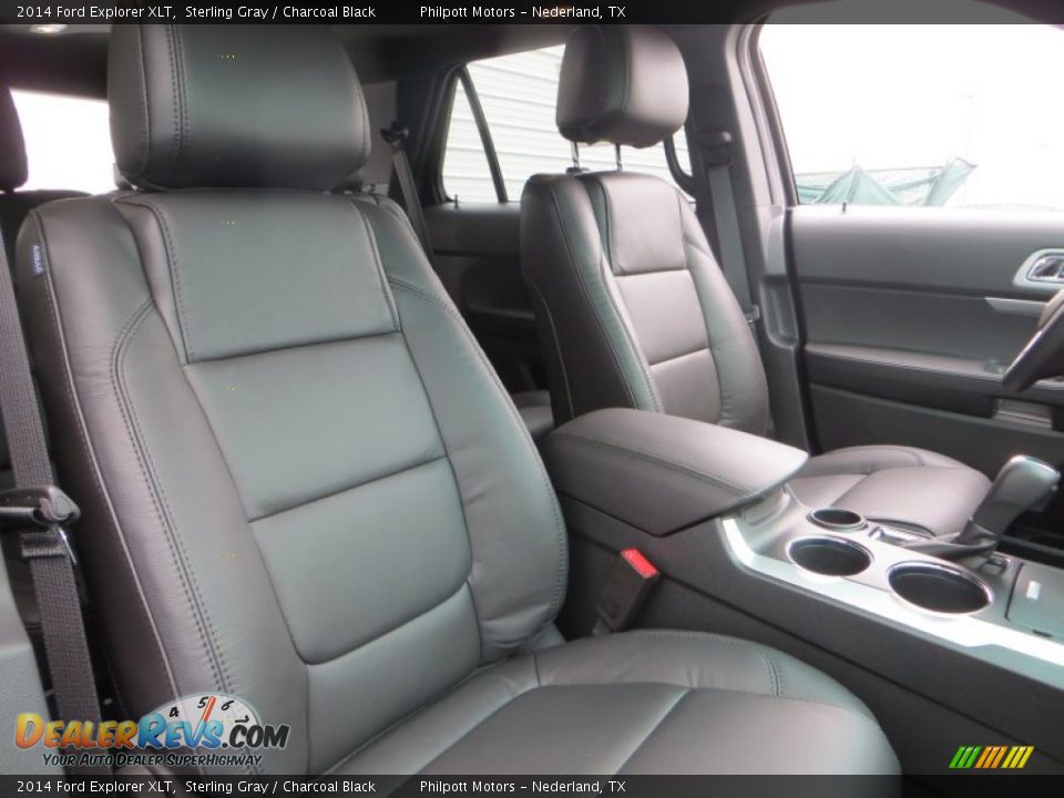 2014 Ford Explorer XLT Sterling Gray / Charcoal Black Photo #20