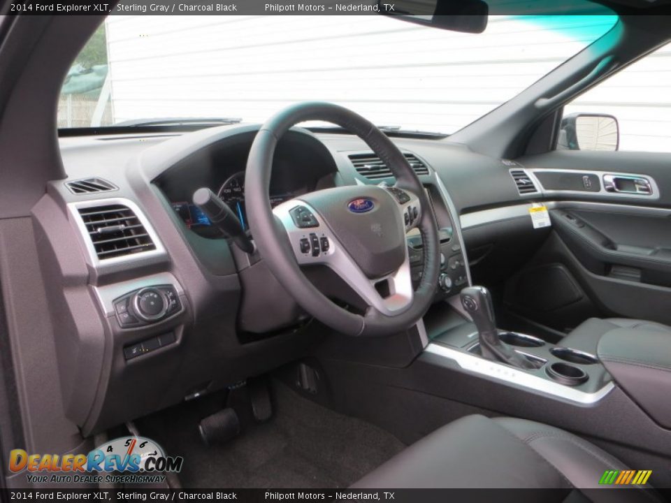 2014 Ford Explorer XLT Sterling Gray / Charcoal Black Photo #31