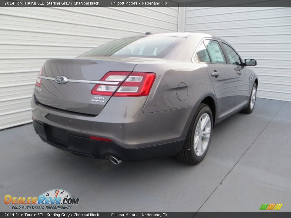 2014 Ford Taurus SEL Sterling Gray / Charcoal Black Photo #4
