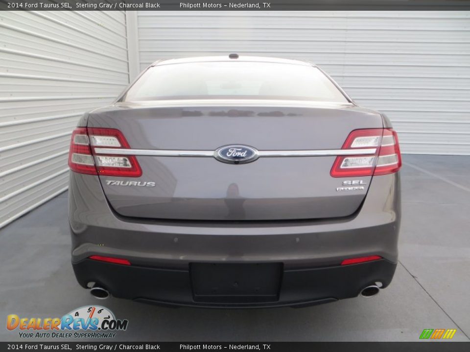 2014 Ford Taurus SEL Sterling Gray / Charcoal Black Photo #5