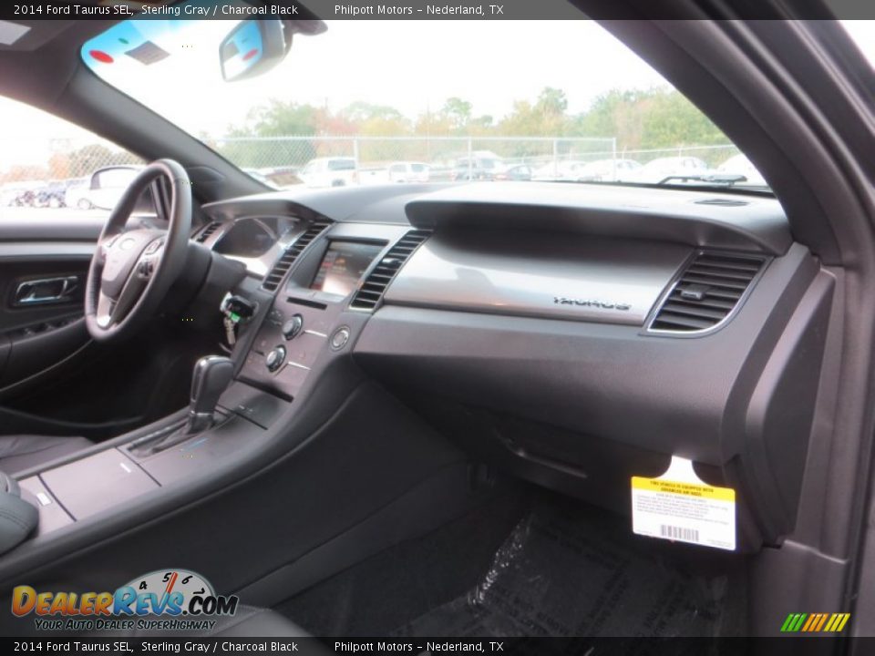 2014 Ford Taurus SEL Sterling Gray / Charcoal Black Photo #17