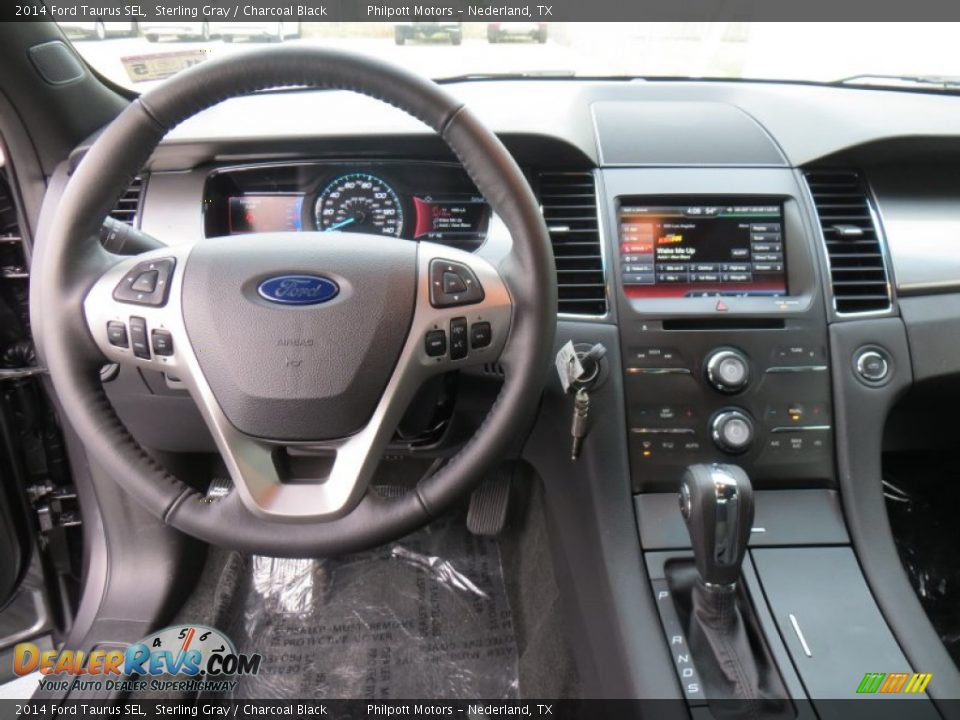 2014 Ford Taurus SEL Sterling Gray / Charcoal Black Photo #28