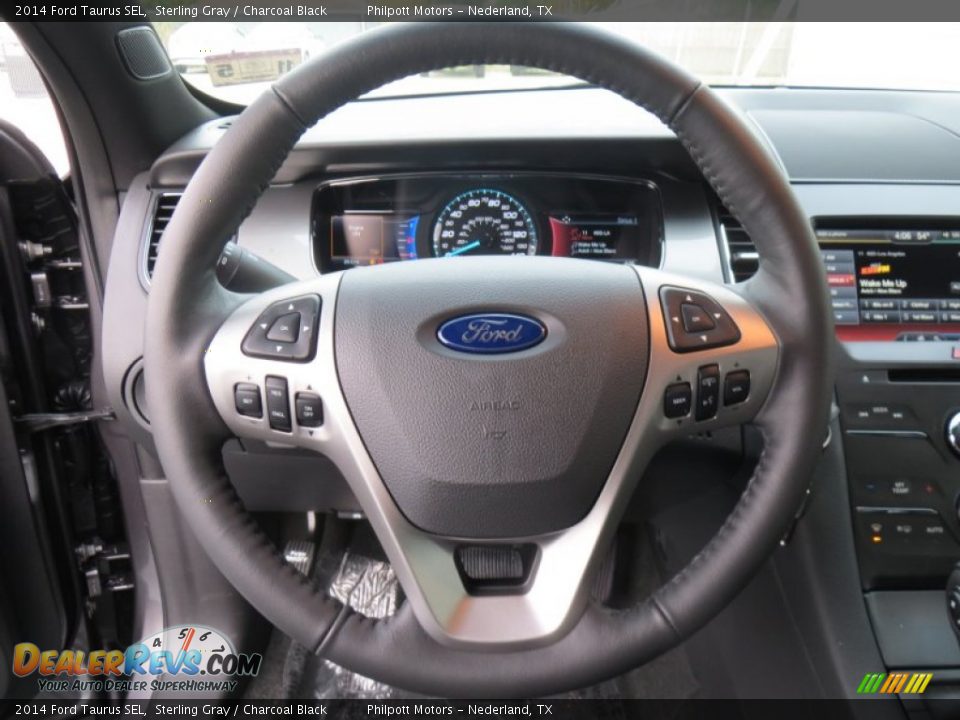 2014 Ford Taurus SEL Sterling Gray / Charcoal Black Photo #32