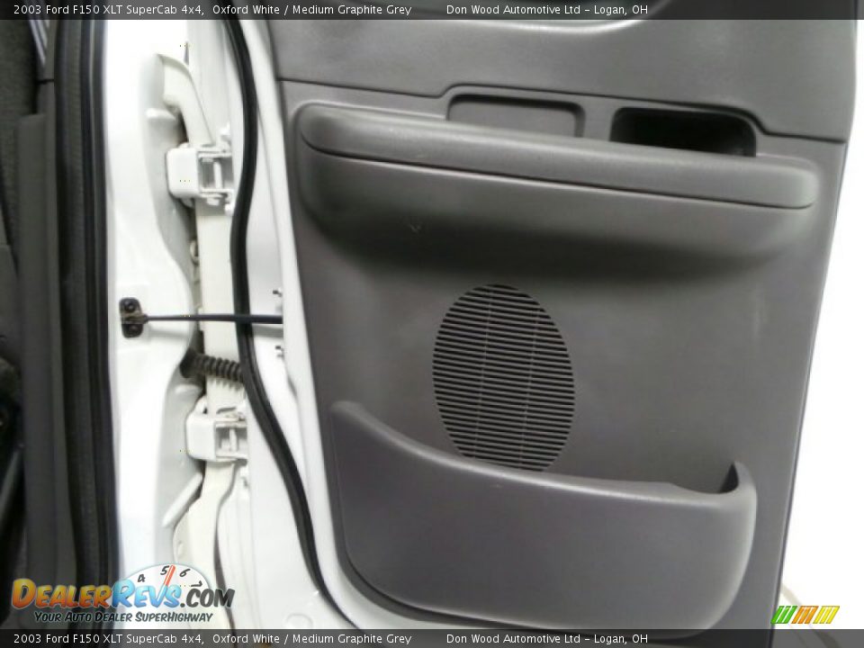 2003 Ford F150 XLT SuperCab 4x4 Oxford White / Medium Graphite Grey Photo #10