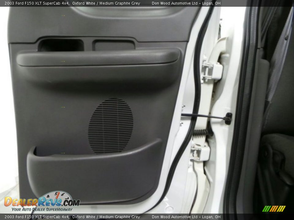 2003 Ford F150 XLT SuperCab 4x4 Oxford White / Medium Graphite Grey Photo #11