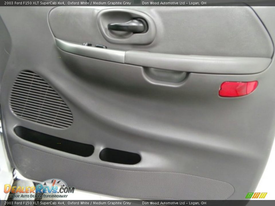 2003 Ford F150 XLT SuperCab 4x4 Oxford White / Medium Graphite Grey Photo #12