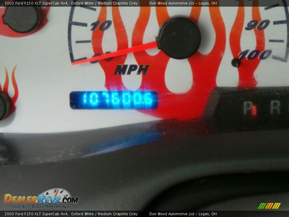 2003 Ford F150 XLT SuperCab 4x4 Oxford White / Medium Graphite Grey Photo #15
