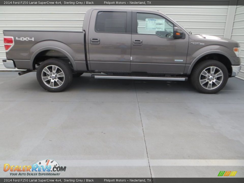 Sterling Grey 2014 Ford F150 Lariat SuperCrew 4x4 Photo #3