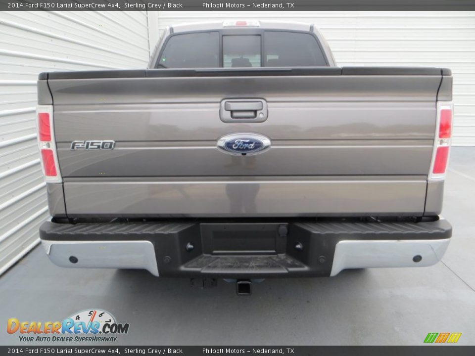 2014 Ford F150 Lariat SuperCrew 4x4 Sterling Grey / Black Photo #5