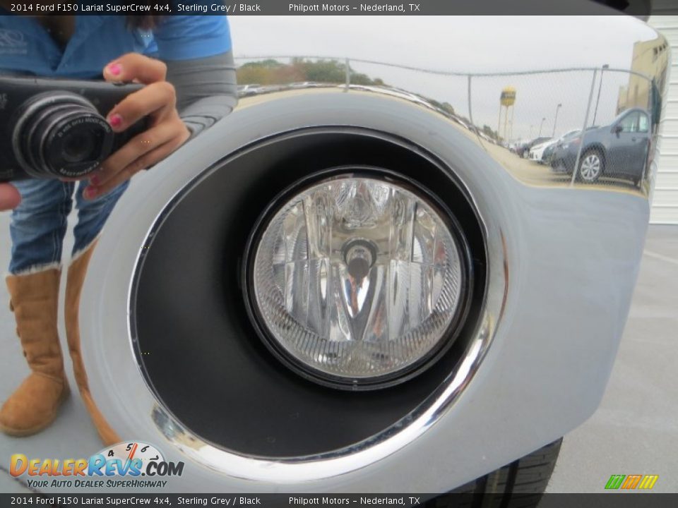 2014 Ford F150 Lariat SuperCrew 4x4 Sterling Grey / Black Photo #10