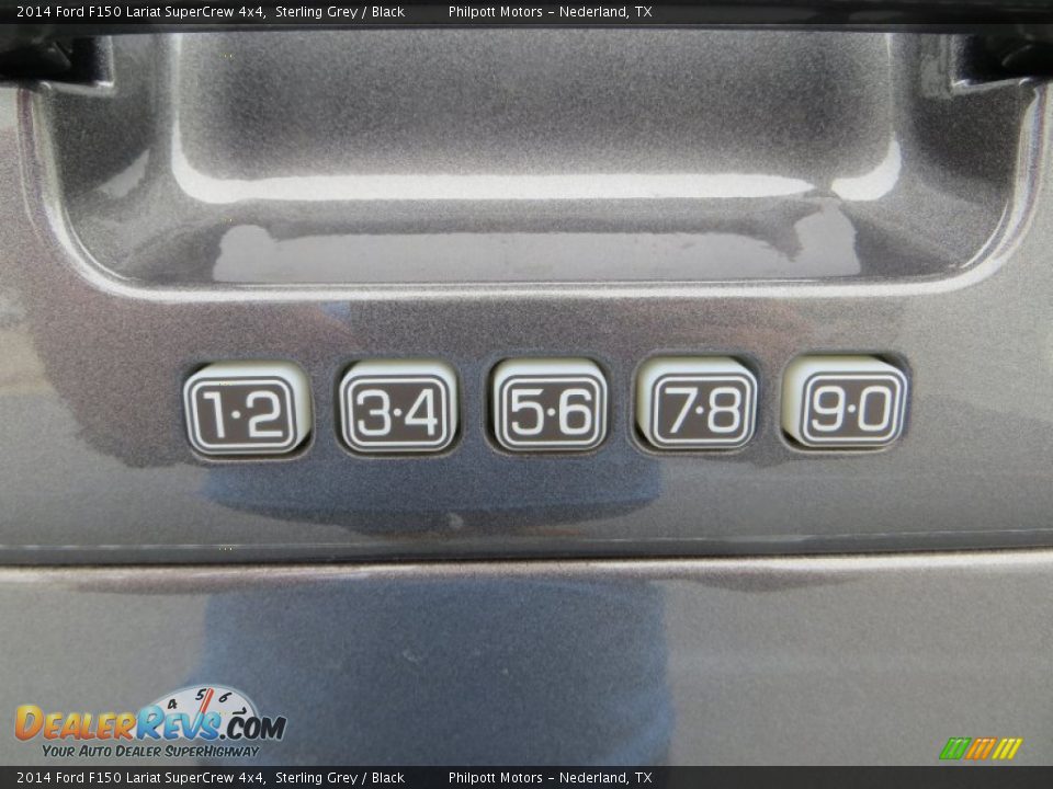 2014 Ford F150 Lariat SuperCrew 4x4 Sterling Grey / Black Photo #16