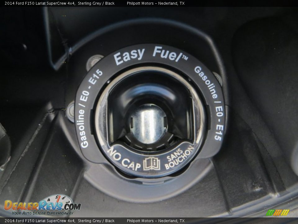 2014 Ford F150 Lariat SuperCrew 4x4 Sterling Grey / Black Photo #17