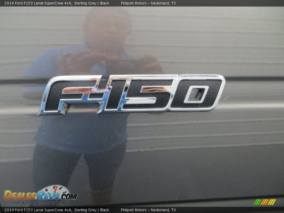 2014 Ford F150 Lariat SuperCrew 4x4 Sterling Grey / Black Photo #19