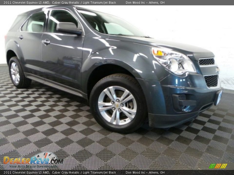 2011 Chevrolet Equinox LS AWD Cyber Gray Metallic / Light Titanium/Jet Black Photo #1