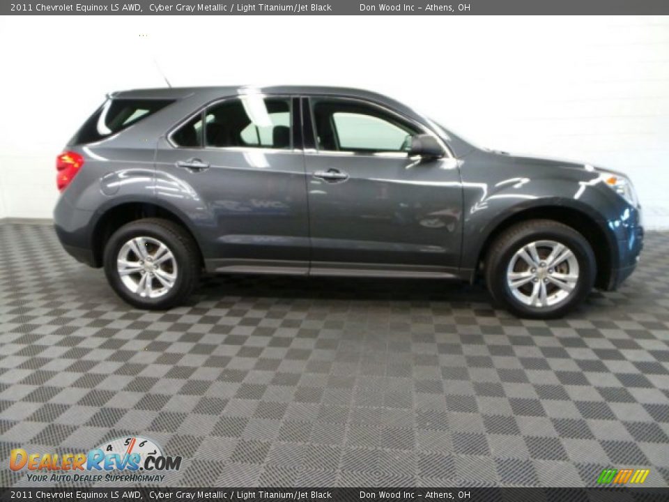2011 Chevrolet Equinox LS AWD Cyber Gray Metallic / Light Titanium/Jet Black Photo #3