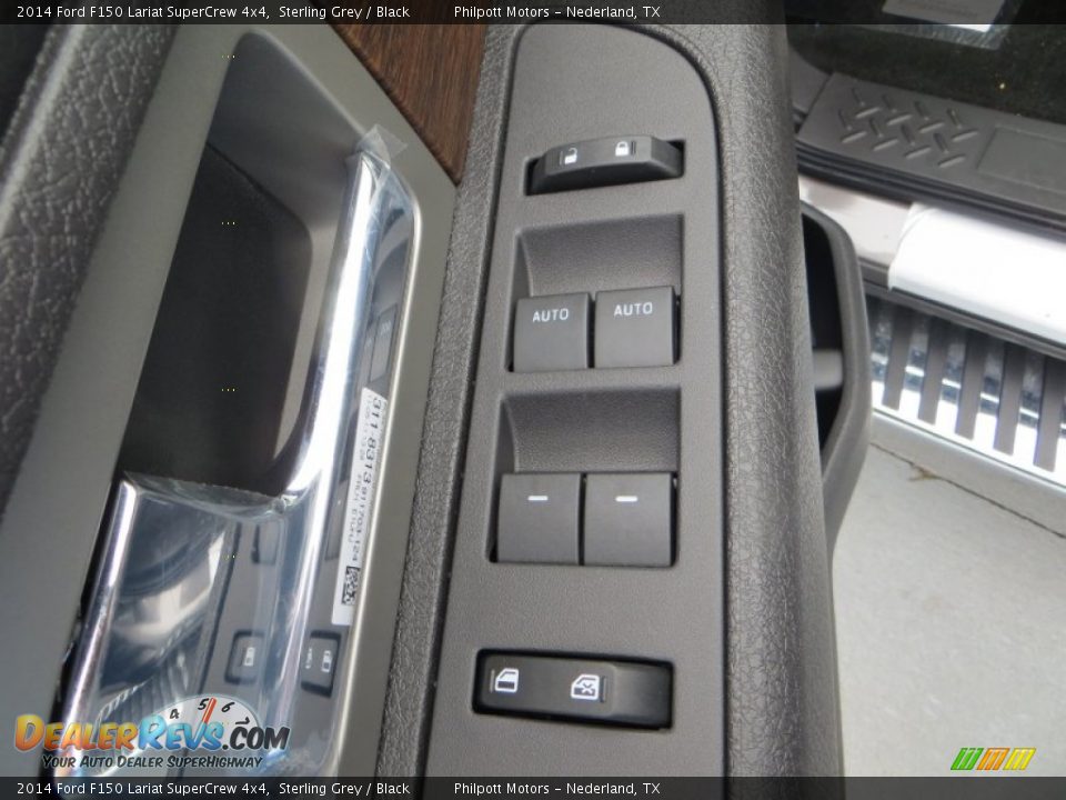 2014 Ford F150 Lariat SuperCrew 4x4 Sterling Grey / Black Photo #27