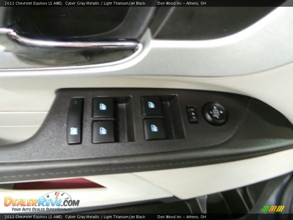 2011 Chevrolet Equinox LS AWD Cyber Gray Metallic / Light Titanium/Jet Black Photo #12