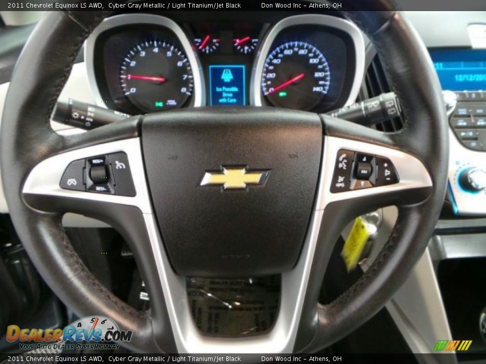 2011 Chevrolet Equinox LS AWD Cyber Gray Metallic / Light Titanium/Jet Black Photo #16