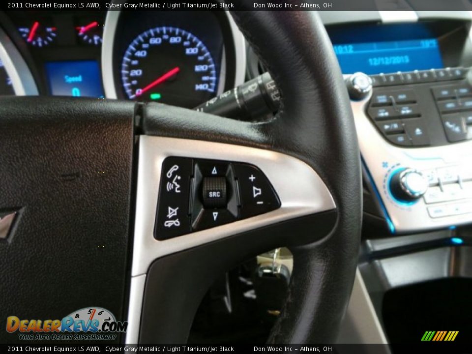 2011 Chevrolet Equinox LS AWD Cyber Gray Metallic / Light Titanium/Jet Black Photo #18
