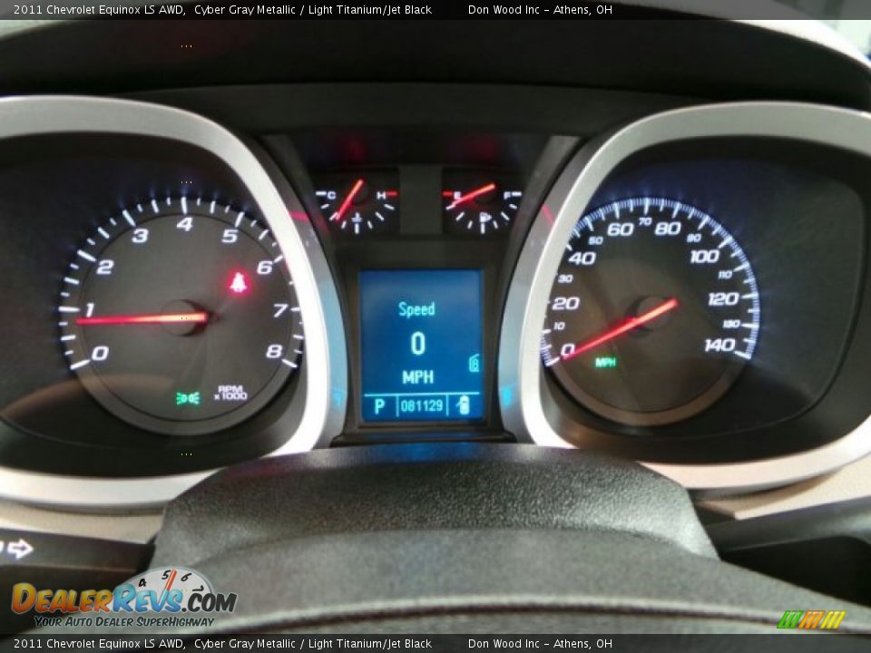 2011 Chevrolet Equinox LS AWD Cyber Gray Metallic / Light Titanium/Jet Black Photo #22