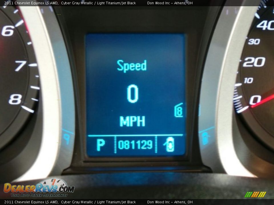 2011 Chevrolet Equinox LS AWD Cyber Gray Metallic / Light Titanium/Jet Black Photo #23