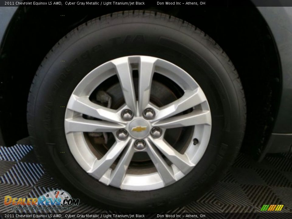 2011 Chevrolet Equinox LS AWD Cyber Gray Metallic / Light Titanium/Jet Black Photo #26