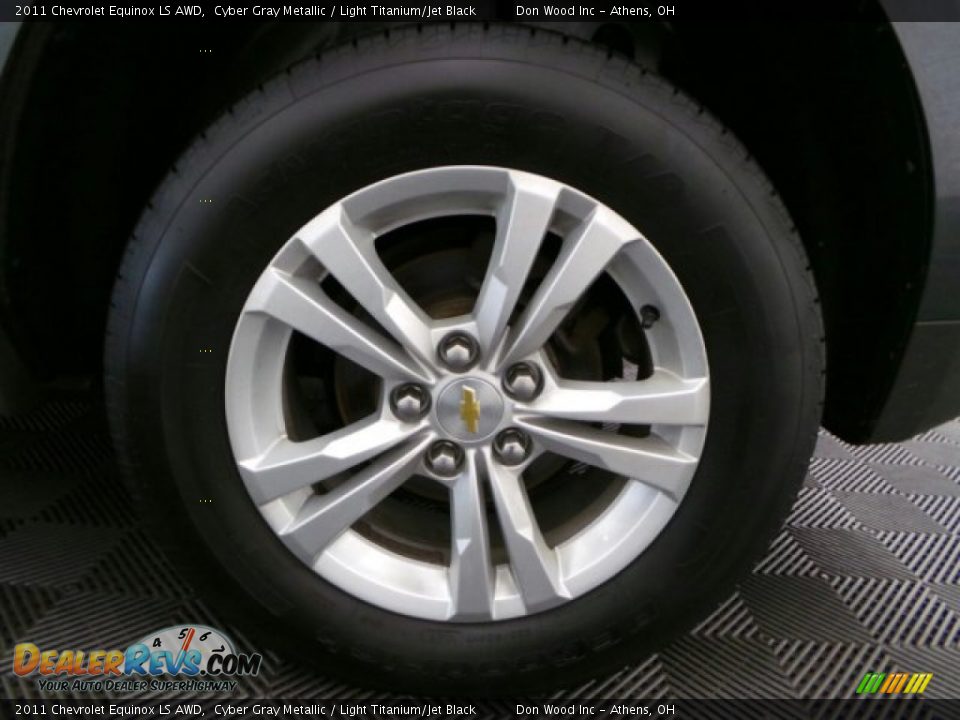 2011 Chevrolet Equinox LS AWD Cyber Gray Metallic / Light Titanium/Jet Black Photo #28