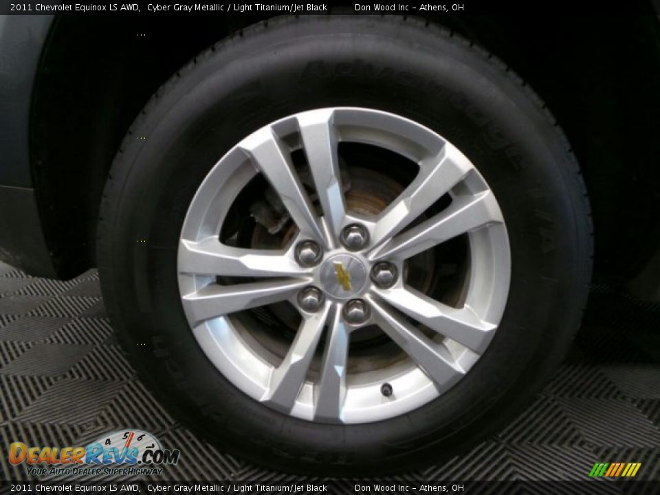 2011 Chevrolet Equinox LS AWD Cyber Gray Metallic / Light Titanium/Jet Black Photo #29