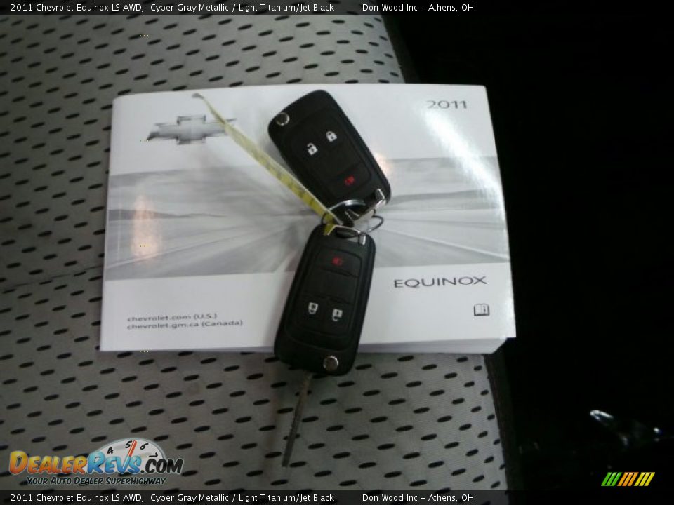 2011 Chevrolet Equinox LS AWD Cyber Gray Metallic / Light Titanium/Jet Black Photo #30