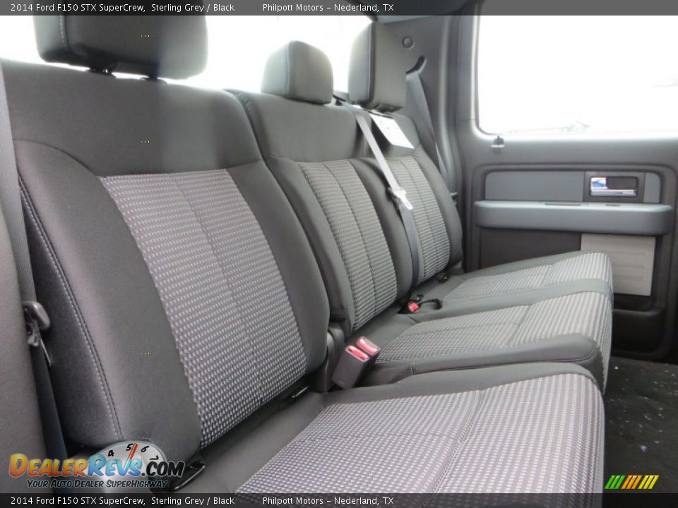 Rear Seat of 2014 Ford F150 STX SuperCrew Photo #24