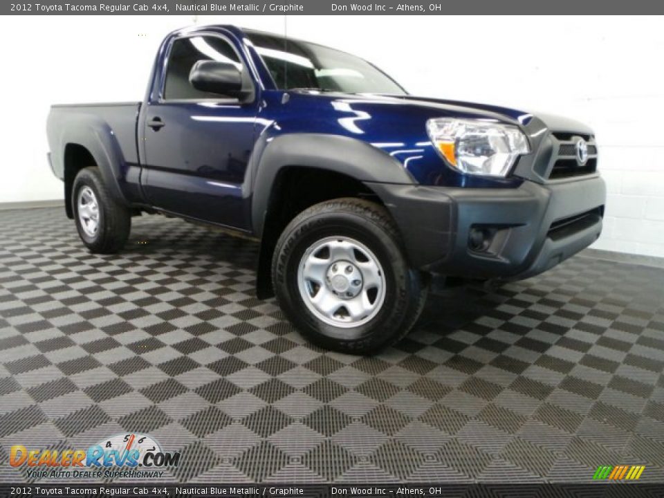 Front 3/4 View of 2012 Toyota Tacoma Regular Cab 4x4 Photo #1