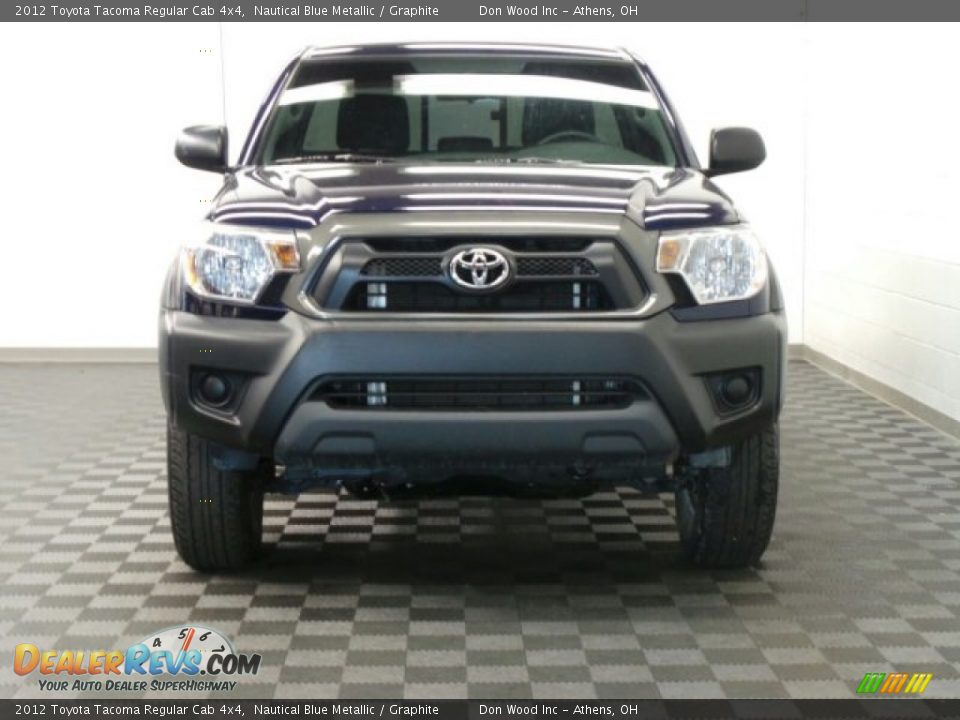 2012 Toyota Tacoma Regular Cab 4x4 Nautical Blue Metallic / Graphite Photo #2