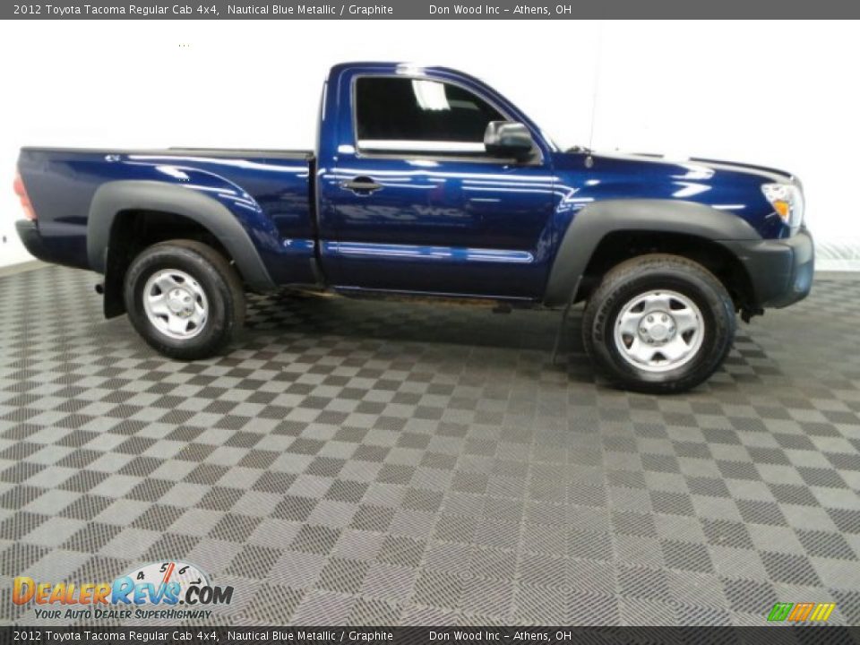 2012 Toyota Tacoma Regular Cab 4x4 Nautical Blue Metallic / Graphite Photo #3