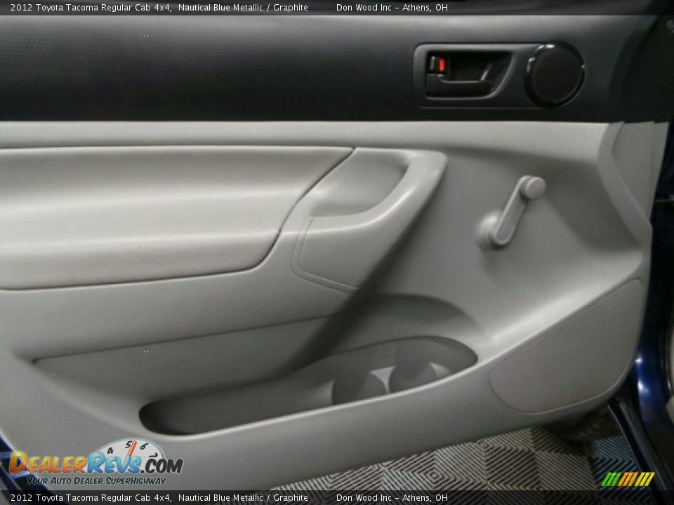 2012 Toyota Tacoma Regular Cab 4x4 Nautical Blue Metallic / Graphite Photo #8