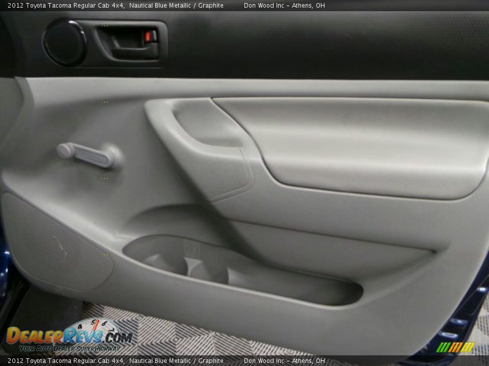 2012 Toyota Tacoma Regular Cab 4x4 Nautical Blue Metallic / Graphite Photo #9