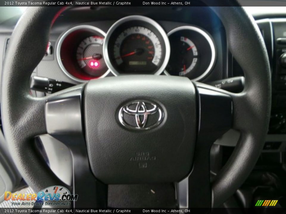 2012 Toyota Tacoma Regular Cab 4x4 Nautical Blue Metallic / Graphite Photo #10