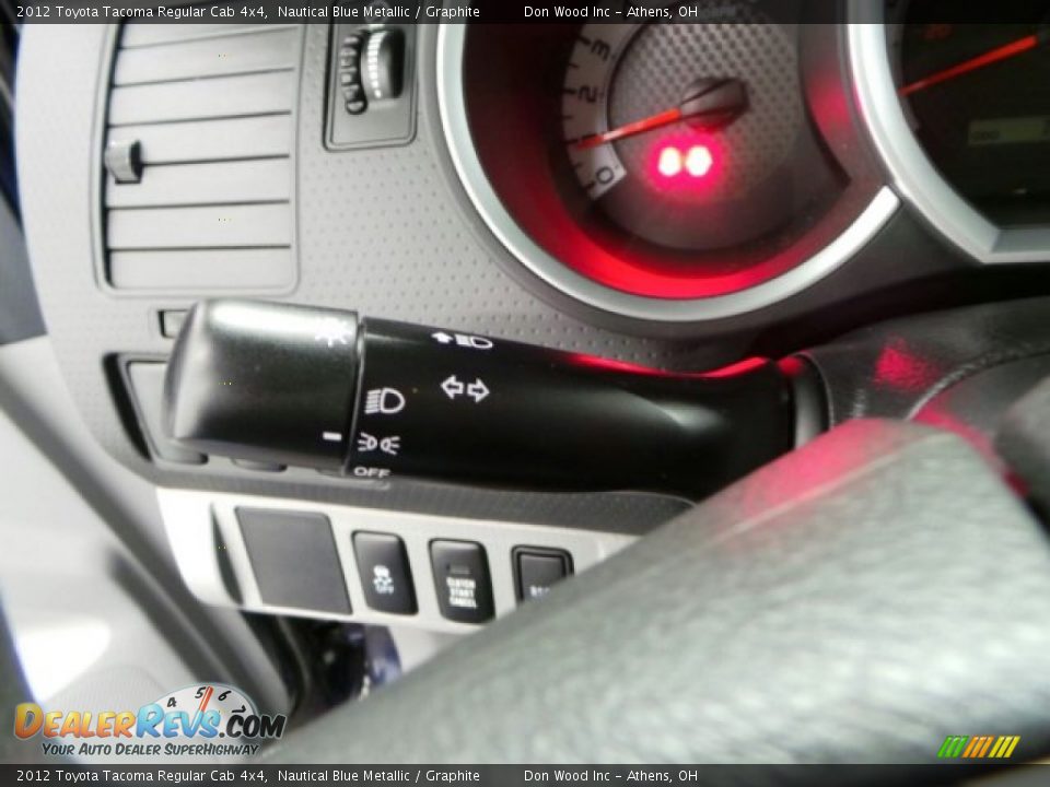 2012 Toyota Tacoma Regular Cab 4x4 Nautical Blue Metallic / Graphite Photo #11