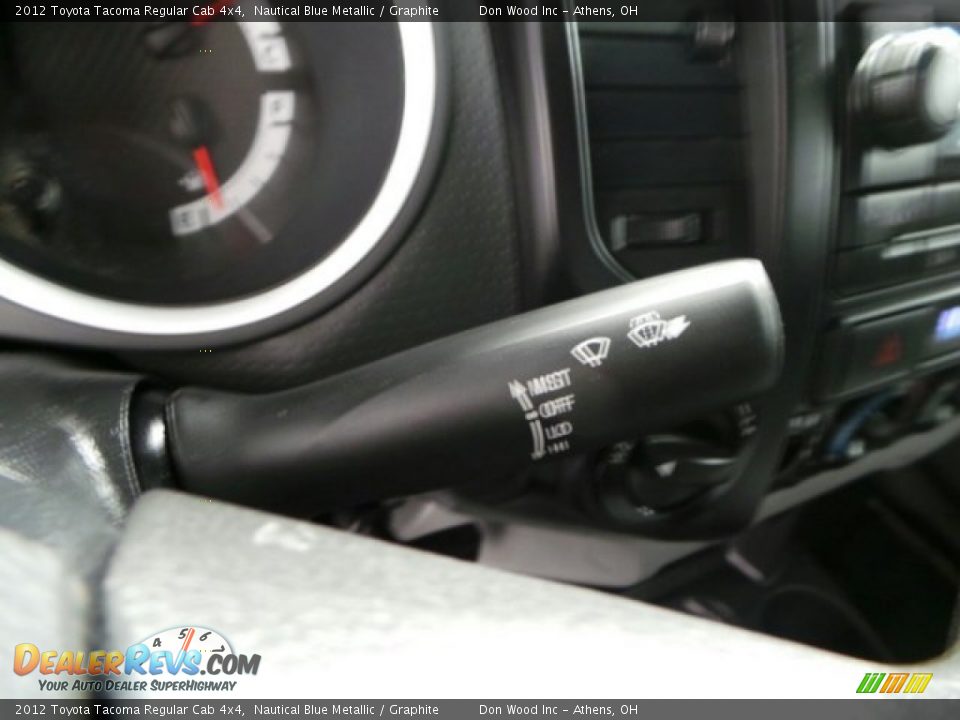 2012 Toyota Tacoma Regular Cab 4x4 Nautical Blue Metallic / Graphite Photo #12