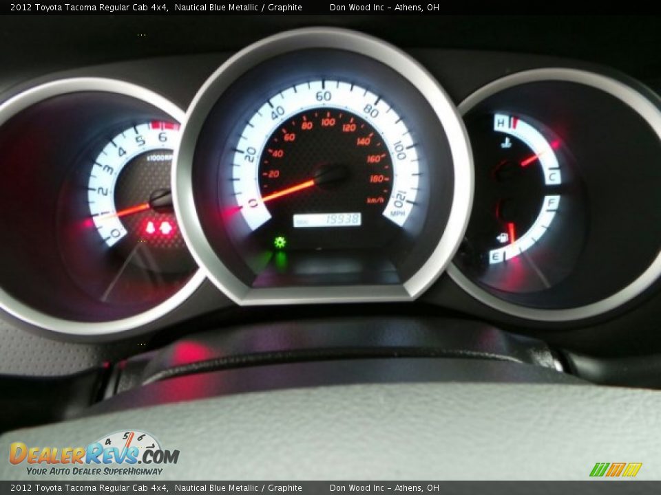 2012 Toyota Tacoma Regular Cab 4x4 Nautical Blue Metallic / Graphite Photo #13