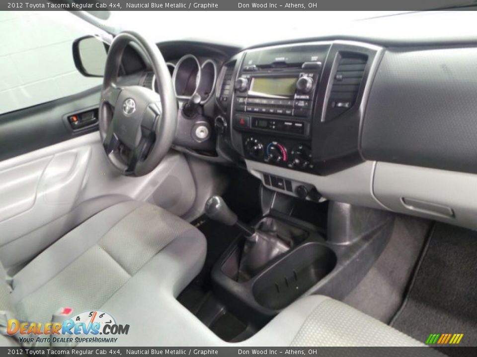 2012 Toyota Tacoma Regular Cab 4x4 Nautical Blue Metallic / Graphite Photo #15