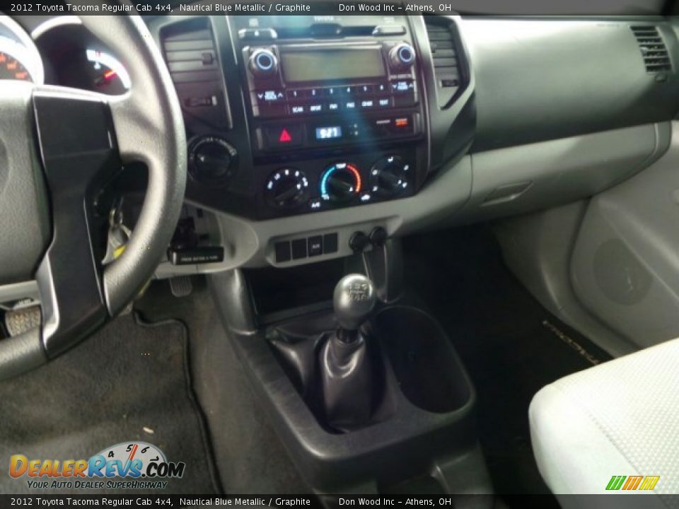 2012 Toyota Tacoma Regular Cab 4x4 Nautical Blue Metallic / Graphite Photo #16