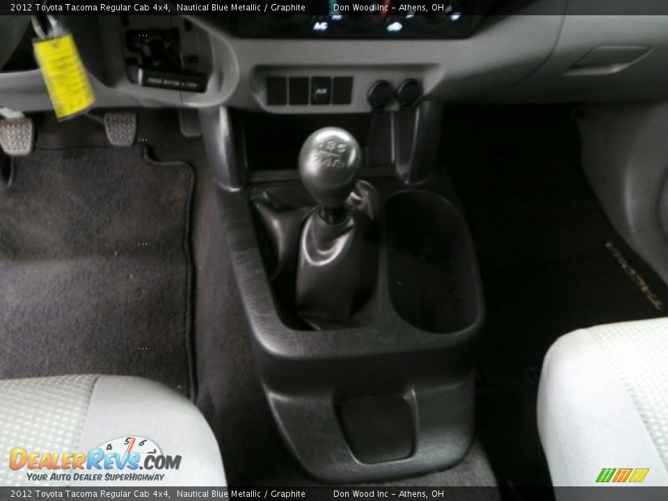 2012 Toyota Tacoma Regular Cab 4x4 Nautical Blue Metallic / Graphite Photo #17