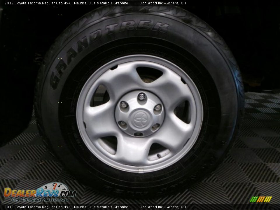 2012 Toyota Tacoma Regular Cab 4x4 Nautical Blue Metallic / Graphite Photo #19