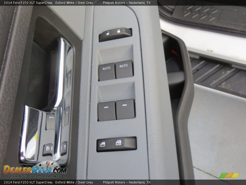 2014 Ford F150 XLT SuperCrew Oxford White / Steel Grey Photo #28