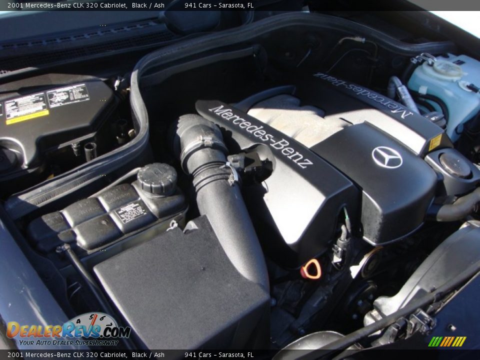 2001 Mercedes-Benz CLK 320 Cabriolet 3.2 Liter SOHC 18-Valve V6 Engine Photo #29