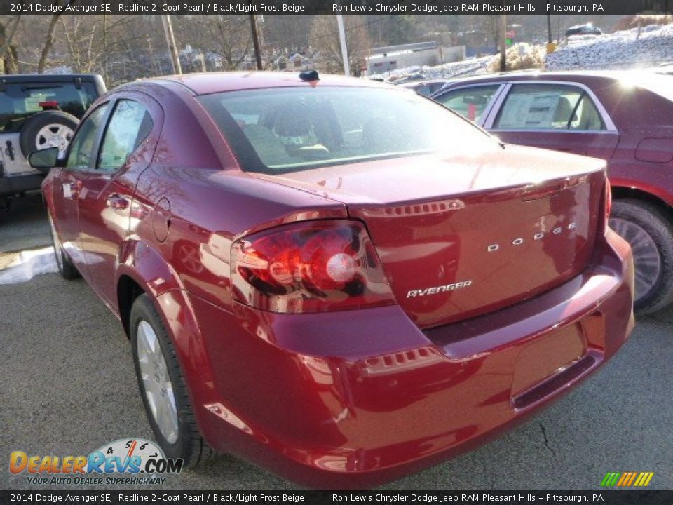 2014 Dodge Avenger SE Redline 2-Coat Pearl / Black/Light Frost Beige Photo #2