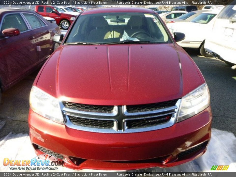 2014 Dodge Avenger SE Redline 2-Coat Pearl / Black/Light Frost Beige Photo #6