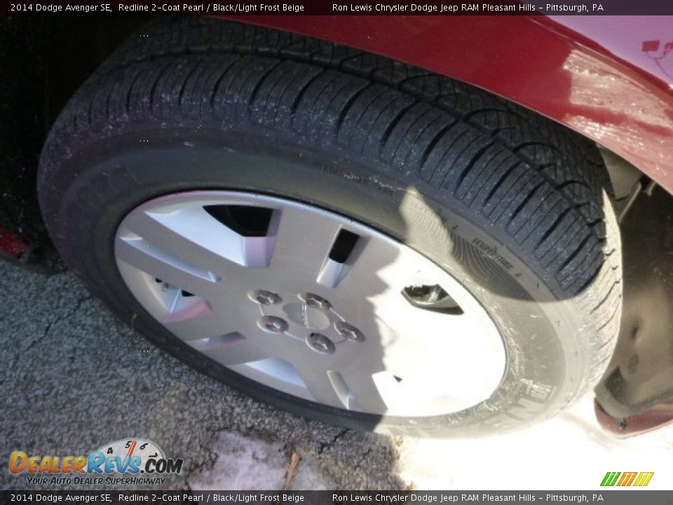 2014 Dodge Avenger SE Redline 2-Coat Pearl / Black/Light Frost Beige Photo #7
