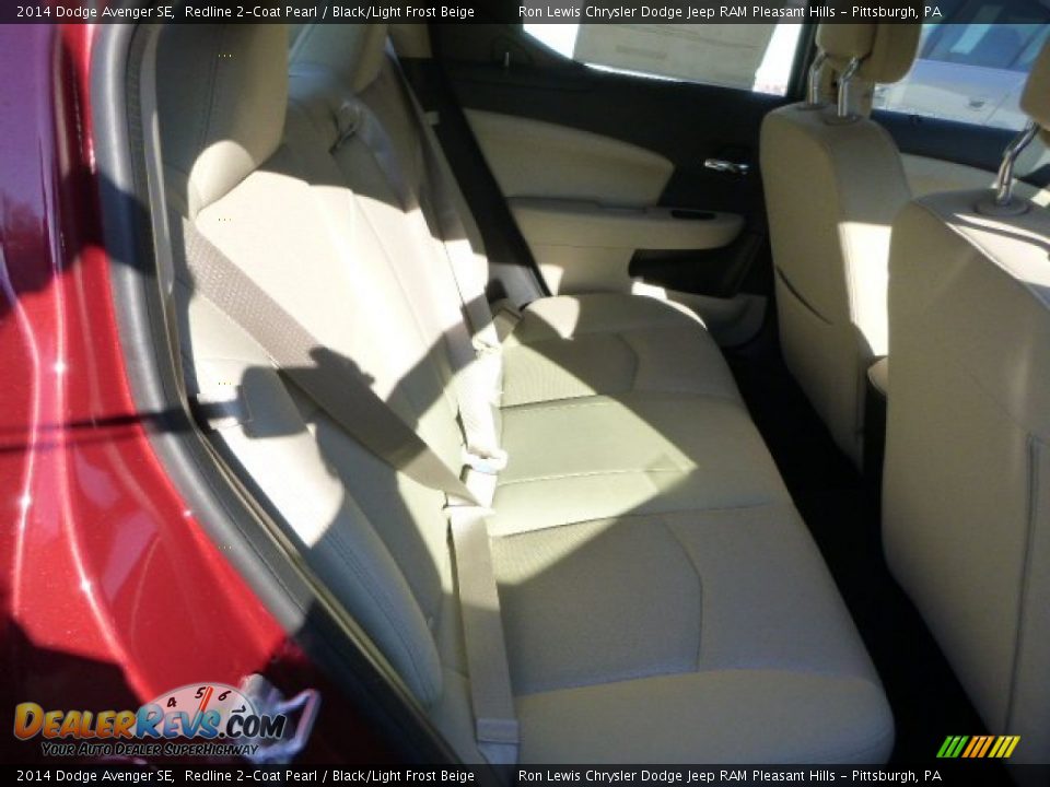 2014 Dodge Avenger SE Redline 2-Coat Pearl / Black/Light Frost Beige Photo #11
